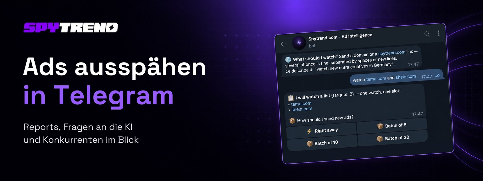 Spytrend AI: So nutzt du den Telegram-Bot