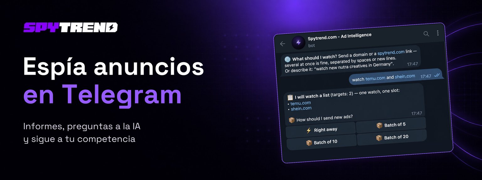 Spytrend AI: cómo usar el bot de Telegram