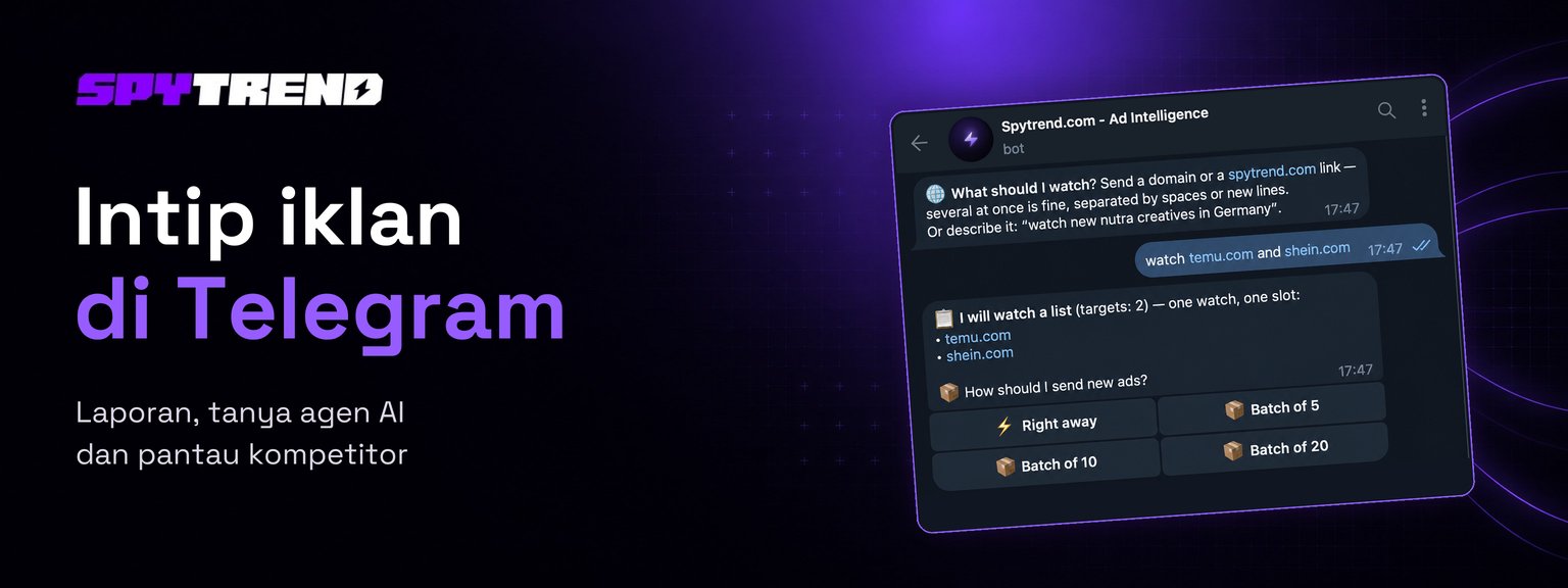 Spytrend AI: cara menggunakan bot Telegram
