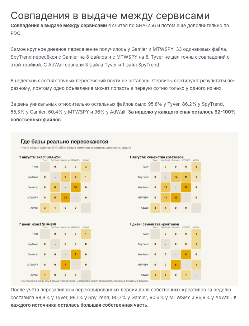 Fragmento del estudio de «Yellow Web»